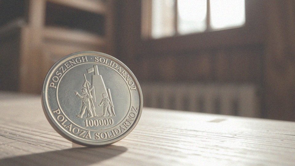 Skąd pochodzi symbolika monety związanej z Solidarnością?