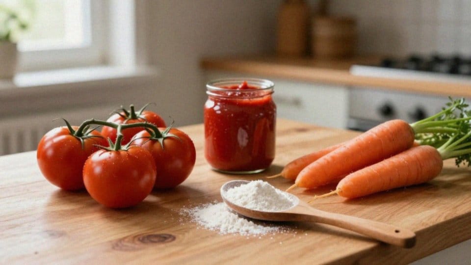 Jak zagęścić sos pomidorowy do kapusty bez mąki?