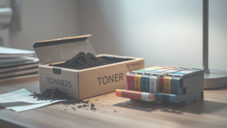 Jakie są różnice między tonerem a tuszem?