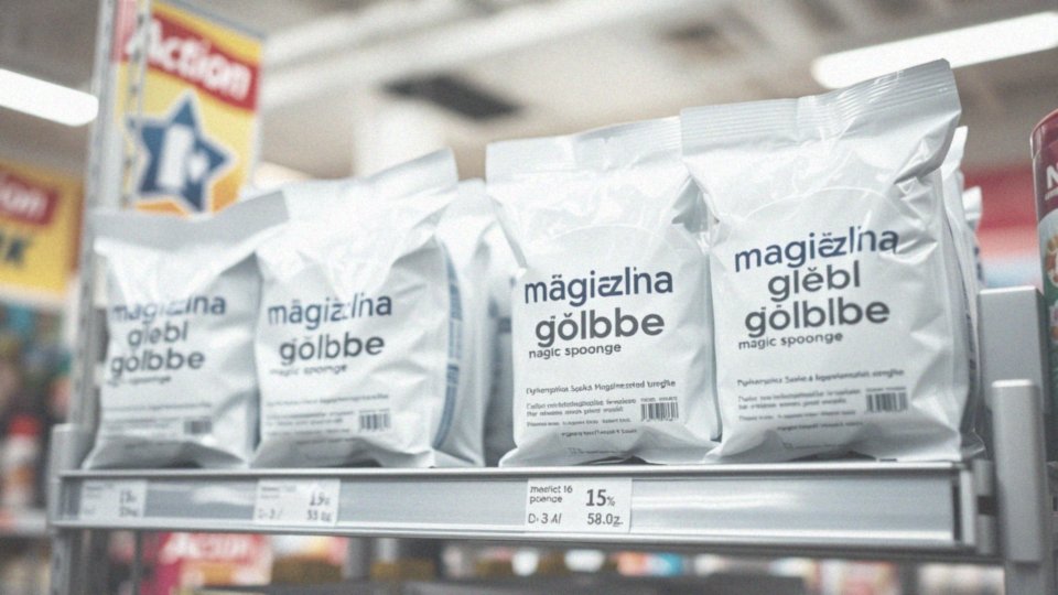 Jakie są koszty zakupu magicznej gąbki w Action?