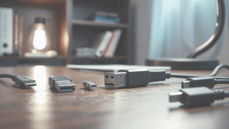 Jakie złącza pendrive'ów są dostępne?